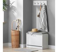 Sobuy Fsr16-Hg, Shoe Storage Bench Shoe Cabinet Flip Drawer Removable Shelves