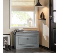 SoBuy FSR82-L-HG, Shoe Bench Shoe Rack Shoe Cabinet with Seat Cushion