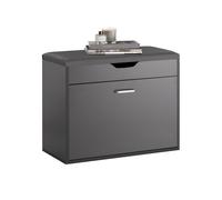 SoBuy FSR95-HG, Hallway Shoe Rack Shoe Bench Shoe Cabinet with Folding Padded Seat, Grey