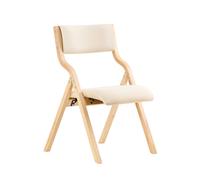 SoBuy Wooden Padded Folding Dining Chair Beige,FST40-W