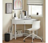 Sobuy Fwt31-W, Corner Desk, Triangle Computer Desk, Home Office Desk Workstation,white,w76Xd76Xh76.5