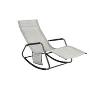 SoBuy Rocking Chair Side Bag 145cm Light Gray