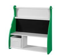SoBuy Green Wall Mounted Kids Bookcase with Blackboard