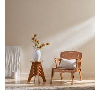 Sobuy Round Side Table Coffee Table Bedside Table Mortise And Tenon Structure Brown 48.5Cm X 30.5Cm