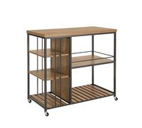 SoBuy Industrial Kitchen Trolley Cart with 5 Shelves SVW18-F