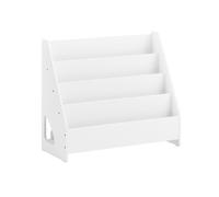 SoBuy Kids Book Shelf White with Tilted Shelves KMB32-K-W