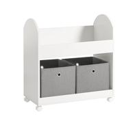 SoBuy Kids Bookcase 2 Drawers 70x40x78cm White