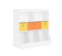 Sobuy Kids Bookcase Storage Organizer Shelf White