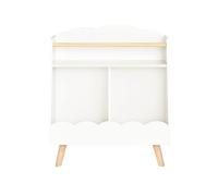 Sobuy Kids Bookcase Toy Storage Shelf With 3 Compartments White