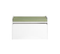 SoBuy Kids Storage Bench Mobile White