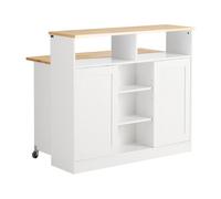 Sobuy Kitchen Island Sideboard Storage Cabinet White 36 Inch