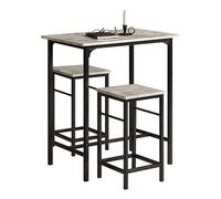 SoBuy Kitchen Patio Outdoor Bar Set Dining Furniture Table & Stools,OGT10-HG,UK