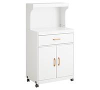 SoBuy FSB12-W, Kitchen Storage Trolley Microwave Shelf Storage Cabinet