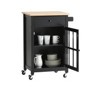 SoBuy Kitchen Storage Cupboard Sideboard Kitchen Island,FKW98-SCH