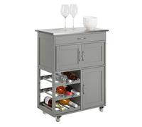 SoBuy Kitchen Storage Trolley Serving Trolley Kitchen Storage,FKW45-HG,UK