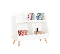 SoBuy KMB100-W, Children Kids Bookcase Bookshelf Toy Shelf Storage Shelf with 5 Compartments White W82 x D35 x H76cm