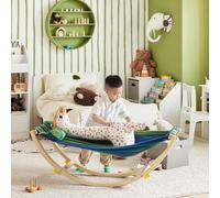 Sobuy Kmb16-J, Kids Hammock Kids Rocking Chair, Sensory Swing Indoor, Colourful Fabric Baby Hammock With Safety Catches