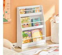 Sobuy Kmb45-W, Children Bookcase Toy Shelf Storage Display Rack Organizer Holder,white,w58.3Xd18.2Xh81.2