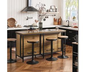 Sobuy Knl01-F,kitchen Island Storage Cupboard Sideboard With 170Cm Worktop, Multi-Functional Dining Table
