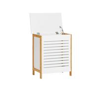 Sobuy Laundry Basket Storage Box With Hinged Lid White