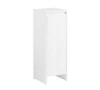 Sobuy Laundry Cabinet Storage Chest With Basket White Bathroom Furniture