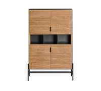 SoBuy Light Oak Sideboard Cabinet HFSB03-SCH, 84x132x40cm