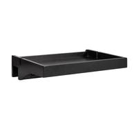 Sobuy Nkd01-Sch, Bedside Shelf Clip-On Hanging Shelf Table Tray, Black
