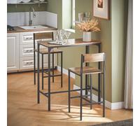 SoBuy 3 Pieces Kitchen Bar Set - Brown