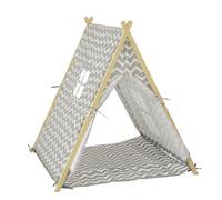 SoBuy OSS02-HG, Children Kids Play Tent Playhouse with Floor Mat, Grey