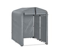 SoBuy Outdoor Bike Storage Shed KLS11-DG, Grey, 120x176x163cm