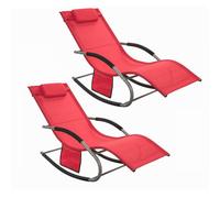 Set of 2 Outdoor Garden Relaxing Chair - Armchair