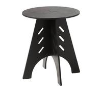 SoBuy Round Side Table - Sculptural A-Frame Base - Modern in Black | Size: 45 cm SoBuy Black 45 cm