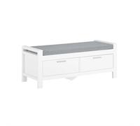 SoBuy® FSR74-W, 2 Drawers Hallway Storage Bench Shoe Rack