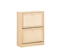 SoBuy Shoe Cabinet 2 Drawers Wood 60x24x80cm