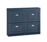 SoBuy Shoe Cabinet 4 Drawers 104cm Blue