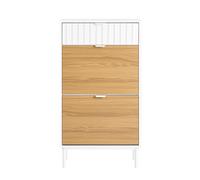 SoBuy Shoe Cabinet Flip-Drawers White 60x35cm