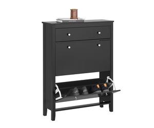 SoBuy Shoe Cabinet Shoe Rack Shoe Storage Cupboard Organizer,FSR89-SCH,UK