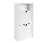 SoBuy FSR87-K-W Shoe Storage with 1 Storage Compartment and 2 Drawers