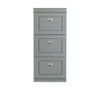 Sobuy Shoe Storage Cabinet 3 Drawer Organizer Unit Grey