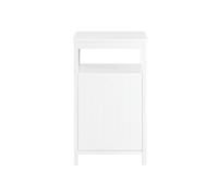 SoBuy Side Table Door Storage White