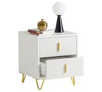 SoBuy Side Table End Table Sofa Table Bedside Table Nightstand,White,FBT115-W,UK
