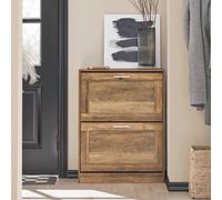 Sobuy Fsr137-F, Shoe Cabinet Shoe Rack Shoe Storage Cupboard Organizer Unit,brown,w59.5Xd23Xh79.5