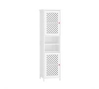 SoBuy Tall Bathroom Cabinet - 2 Door Slim Storage Unit 170cm