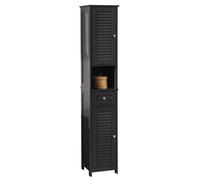 Tall Bathroom Floor Cabinet - Dark Grey
