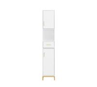 SoBuy Tall Cabinet 2-Door Storage White
