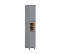 SoBuy Tall Cabinet Storage Grey 170cm