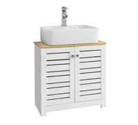 SoBuy Under Sink Bathroom Storage Cabinet,Bathroom Storage White,BZR40-W,UK