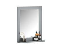 SoBuy Wall Mounted Bathroom Mirror with Storage Shelf