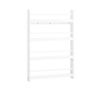SoBuy White Kids Bookshelf with 4 Shelves KMB08-II-W