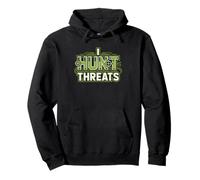 Soc Analyst Identity Badge Cybersecurity Professional Threat Pullover Hoodie